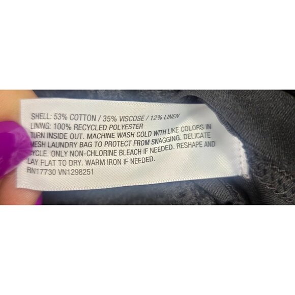 A New Day Womens Black Midi Sweater Pull-On Side Slit Skirt Medium New - Picture 4 of 7